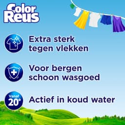 Color Reus Gel - Vloeibaar Wasmiddel - Gekleurde Was - Grootverpakking - 77 Wasbeurten — thumbnail 4