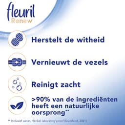 Fleuril Renew Wit - Vloeibaar Wasmiddel - Voordeelverpakking - 49 Wasbeurten — thumbnail 2