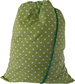 Bluvardi Katoenen waszak -Heavy Duty XL- met trekkoord - Dots green — thumbnail 1
