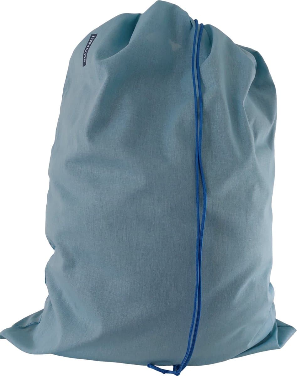 Bluvardi Katoenen waszak -Heavy Duty XXL- met trekkoord - Aqua Blue — afbeelding 1