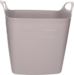 2x stuks bathroom Solutions Kuip - flexibel - emmer - grijs - 25 liter — thumbnail 2
