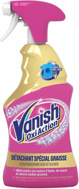 Vanish Oxi Action - Vlekkenverwijderaar Spray - Vetverwijderaar - Voorbehandeling - Witte & Gekleurde Was - 500 ml — thumbnail 3