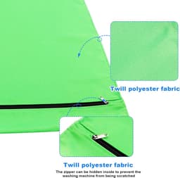 Waszak voor huisdieren, waszak voor honden- en kattenhaarverwijderaar voor handdoeken, dekens, huisdierbeddengoed, 60 x 70 cm (groen) — thumbnail 3