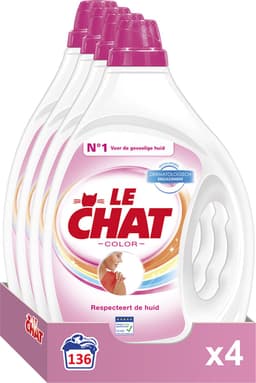 Le Chat Sensitive Gel Color - Vloeibaar Wasmiddel - 136 wasbeurten — thumbnail 1