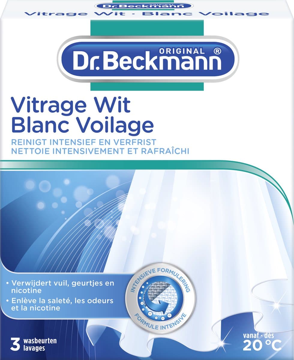 Dr. Beckmann Vitrage Wit 3x40 gram — afbeelding 1