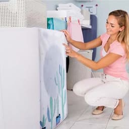 Wasmachine Deksel - Droger Beschermhoes - Apparaat Beschermen - Volledig Waterdicht - 60x56x83cm — thumbnail 3