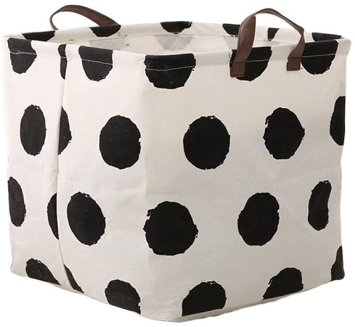 Opvouwbare opbergmand - Wasmand - Multifunctionele canvas opbergmand - 1 stuk - Ideaal voor thuisgebruik — afbeelding 1