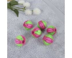 6 verpakkingen wasballen voor ontharing en vlekverwijdering - was- en beschermingsballen voor kledinghaarballen -Verwijdert effectief dierenhaar, pluisjes en huidschilfers van beddengoed en kleding, geschikt voor wasmachines