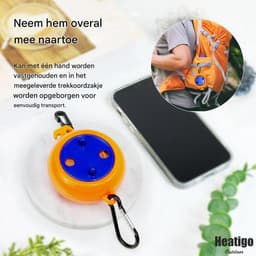TOVBMUP Uittrekbare waslijn - Camping Draagbaar - 8m - Reizen - Vakantie - Buiten waslijn - Geschikt voor badkamer, wasruimte, tuin, reizen — thumbnail 5