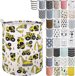 Vouwbare Wasmand voor de Slaapkamer, Waterdichte Wasmand voor de Badkamer, Grote Wasmand voor Studentenkamer, Garderobe, Woonkamer en Peuterkamer - Opbergmand voor Speelgoed — thumbnail 1