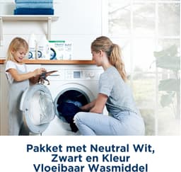 Neutral 0% - Vloeibaar Wasmiddelpakket - Wit + Zwart + Kleur - Parfumvrij - Voordeelverpakking - 3 flessen - 60 wasbeurten — thumbnail 4