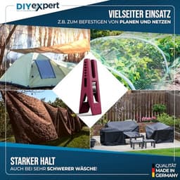 Stabiele Wasknijpers voor Waslijn en Droogrek - Duits Vakmanschap — thumbnail 3
