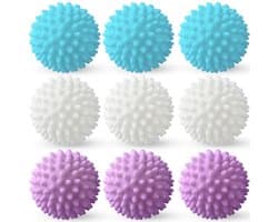 Namajunas - Wasbollen voor wasmachine-Drogerballen-Drogerballen voor wasdroger-voor het reinigen van kleding thuis, herbruikbaar-9 stuks -