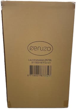 Ceruzo Wasmand 3 Vakken – Bamboe Wassorteerder 100L – Wasbare Binnenzak – H60 cm – Naturel — thumbnail 4