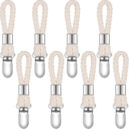 8 stuks hanger voor handdoeken handdoekklemmen handdoekklemmen handdoekklem hanger met lussen zijn geschikt voor huizen kasten en badkamers — thumbnail 1