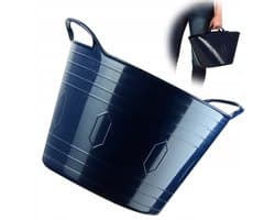 KADAX Flexibele mand universele wasbak 26L marineblauw