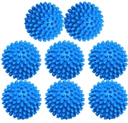 Droogballen 8 stuks - 6.3 cm niet-giftige - herbruikbare droogballen — thumbnail 1