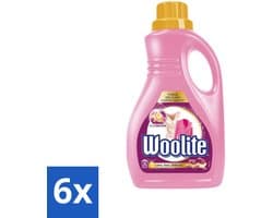 6 x Woolite Delicate - Vloeibaar Wasmiddel - Met Keratine - Wol, Zijde & Fijne Was - 25 Wasbeurten - 1,5L - Wolwasmiddel - Zijdewasmiddel - Delicate Was - Wasmiddel Voor Fijne Stoffen - Wasmiddel Voor Lingerie
