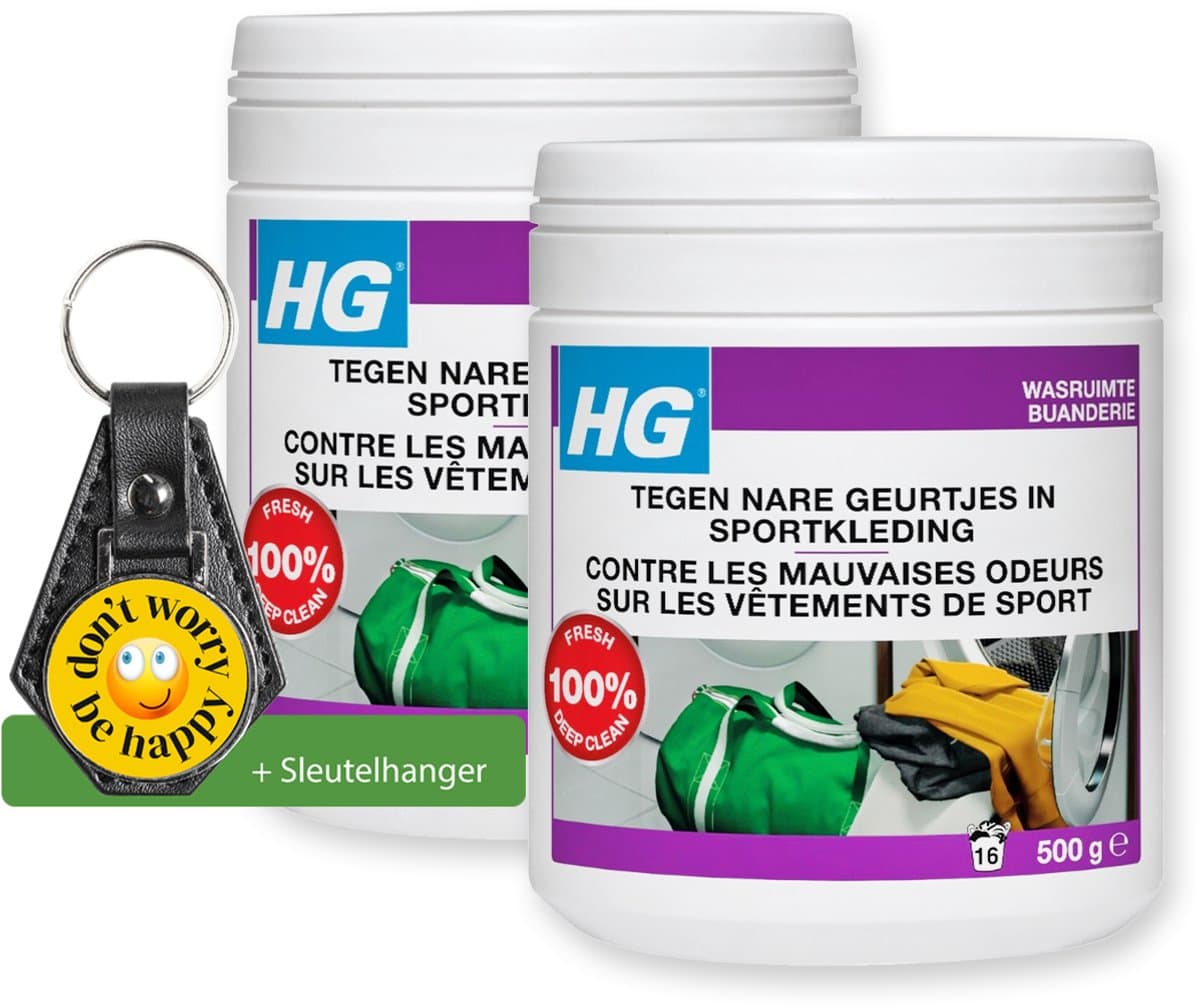 HG Nare Geuren Sportkleding wasmiddel - 2 Stuks - Inclusief sleutelhanger — afbeelding 1