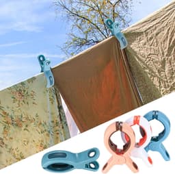 Strandlakenclips - Winddicht en sterk - set van 10 - kleurrijk — thumbnail 2