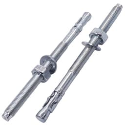 Verzinkte Wigankers M10 x 160 mm - 10 Stuks - Metalen Pluggen en Ankerbouten voor Bouw en Thuisprojecten — thumbnail 1