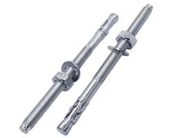 Verzinkte Wigankers M10 x 160 mm - 10 Stuks - Metalen Pluggen en Ankerbouten voor Bouw en Thuisprojecten