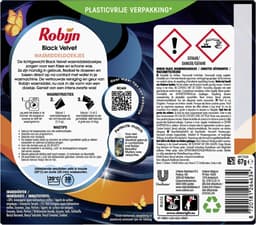 Robijn Classics Black Velvet Wasmiddeldoekjes 16 wasstrips — thumbnail 2