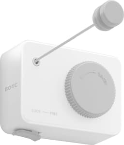 BOTC Waslijn Uittrekbaar - Uittrekbare Wasdraad - 42 Meters - Ophangbaar - Badkamer, Balkon en Wasruimte - Wit — thumbnail 1