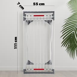 White-label® Wasrek Inklapbaar - Droogrek Staand - Wasdroger - Roestvrij Staal — thumbnail 3