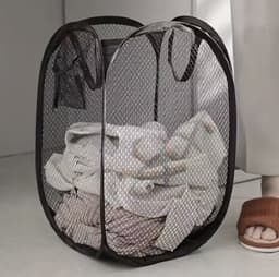 Opvouwbare Wasmand - Handig voor in de badkamer - Gemakkelijk mee te nemen - Gemakkelijk op te ruimen - In elkaar vouwbaar - Snel & Simpel - Pop-up wasmand - F4.1 — thumbnail 1