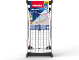 Vileda Infinity Flex Droogrek - Tafel Droogrek - 30 m drooglengte - Telescopisch uittrekbaar centraal plateau - Hoge vleugels — thumbnail 2