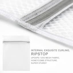Delicate Waszakken voor Verzorging van Kleding, Honingraat Design, Set van 3 in Diverse Maten voor Wassen en Bescherming — thumbnail 2