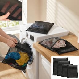 Solidchoice - Set van 4 Fijne Netwaszakken voor de Wasmachine — thumbnail 3