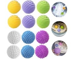 Solidchoice - 12 Stuks Herbruikbare Droogballen voor Wasmachine
