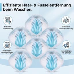 Solidchoice - Herbruikbare Hondenhaar Verwijderbal voor Wasmachine (Set van 6) — thumbnail 5
