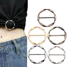 Solidchoice - Set van 4 T-shirt Clips voor Kleding en Sjaals — thumbnail 1