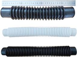 EPDM Golfbuis 40-70 mm - Zwart Rubber - Flexibel - Ideaal voor Afvoer van Huishoudelijke Apparaten - ShopVlot — thumbnail 2