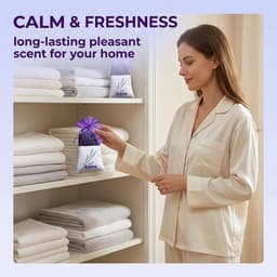 Natuurlijke Lavendel Mottenzakken - 20 Stuks voor Kasten, Lades en Reizen, Langdurige Geur voor Thuis en Auto — thumbnail 2