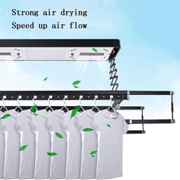 Drying Rack Electric Drying Rack Household Cooling Drying Pile Fully Automatic Balcony Lift Drying Pile - ShopVlot — thumbnail 3