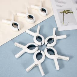 Wasknijpers handdoekklemmen windbestendig kunststof groot voor dagelijks gebruik - set van 9 stuks — thumbnail 5