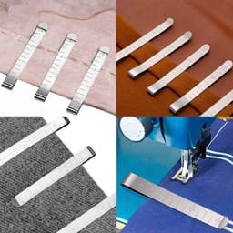 Naaiclips - Quiltclips Klemmen - Stoffen Vastzetten - Roestvrij Staal - 20 stuks - Zilver — thumbnail 2