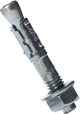 Verzinkte Doorbout - Ankerbout M10 - Bevestigen in Beton - Verminderde Verankeringsdiepte - 10 x 140 mm - Zink — thumbnail 3