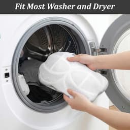 Set van 2 waszakken voor bh's - Opbergzakken voor bh's - Anti-vervormingsfilters voor het wassen van bh's - Wasnetzakken - Machinewasbaar - Waszakken met ritssluiting voor lingerie - Herbruikbaar - Grijs/Wit - 15*29 cm — thumbnail 2