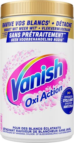 Vanish Oxi Action Whitening booster Poeder - Vlekverwijderaar Voor Witte Was - 1,45 kg — thumbnail 1