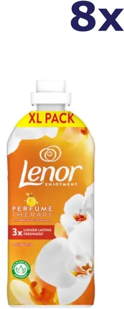 Lenor Wasverzachter Amber & Orchidee - 8 x 48 Wasbeurten - 1200ml — thumbnail 1