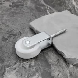 - Katrol Touw Nylon - Indoor Outdoor Gebruik - 40Mm - Set van 8 - Zwart - Waslijn Installatie - Geschikt voor Balkons en Terrassen 38x6mm — thumbnail 4