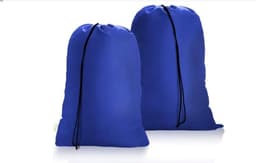 SnelShoppen - 2 Pack Reis Waszakken 70 x 90 cm, Waterdichte Vuile Was Verzamelaar, Waszak met Trekkoord, Grote Opvouwbare Waszak voor Camping, Student — thumbnail 1