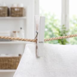 Houten Knijpers - Veer Clips - Foto's Ophangen - Stevig Materiaal - 200 Stuks - Wit — thumbnail 3