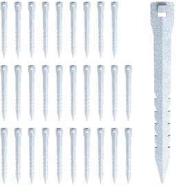 Grondankers voor Wildfence 33 cm - Galvanised staal - 30 stuks - Ideaal voor stabiele bevestiging - ShopVlot — thumbnail 1