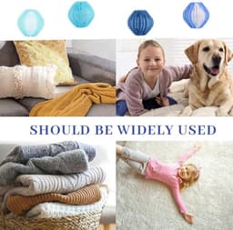 12 stuks dierenhaarverwijderaar in de wasmachine herbruikbare pluisballen in de wasmachine voor kattenontharing, pluisjes en pluisjes voor de wasverzorging — thumbnail 5
